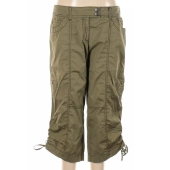 LOFT Pants - Ann Taylor Loft Green cargo pants
